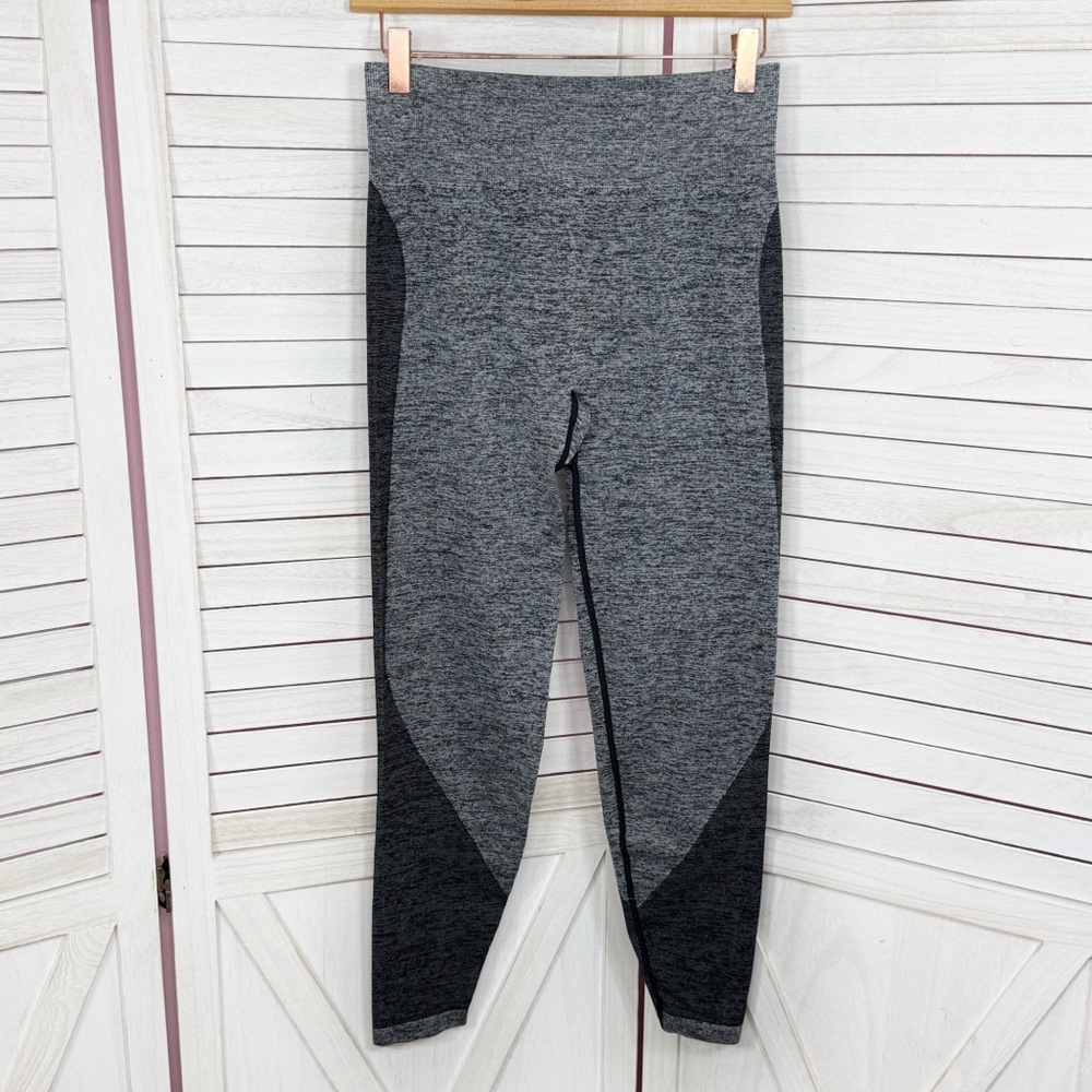 Pink Victoria's Secret Seamless‎ High Waist Leggings Heathered Black Grey Medium
